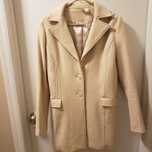 Wool blend coat